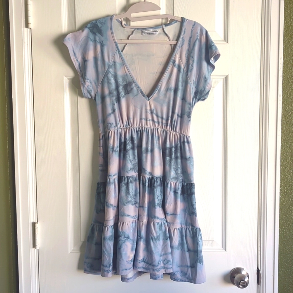 Urban Outfitters Julia Ruffle Mini Dress